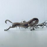 6 knife holders art deco horses