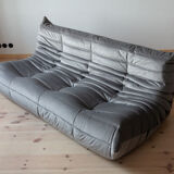 3-seater sofa, armchair and ottoman designed by Michel Ducaroy 1973