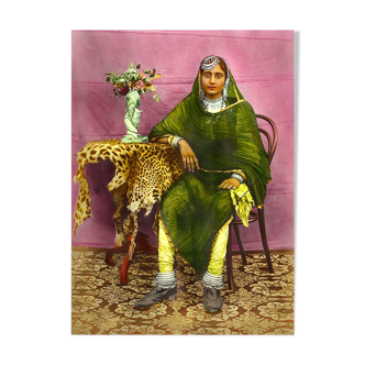 Photographie ancienne colorée Rajasthan vers 1920