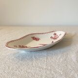 Ravier earthenware Longwy "Mésange"