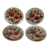 Monique Brenner Vallauris plates 60s