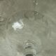 Antique faceted glass champagne coupes
