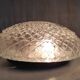 Plafonnier, applique en verre pointe diamant - mid. XXeme