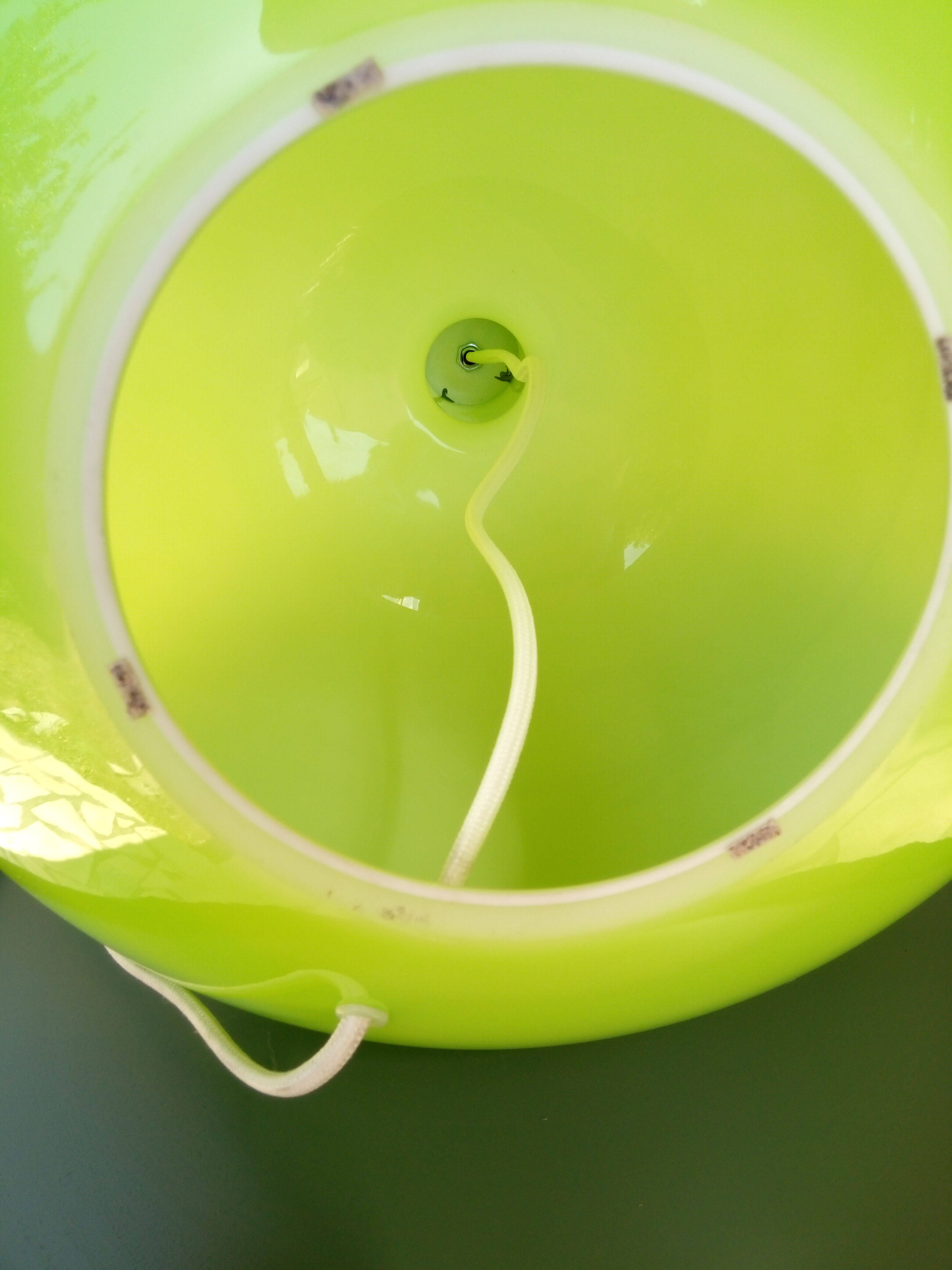 Anne Nilsson design coloured glass lamp