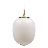 Lampe suspendue Bent Karlby LYFA Kina/China. Plus grand modèle Danemark 1972.