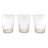 Trio of Baccarat liqueur glasses – Richelieu pattern – Signed crystal