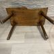 Table basse brutaliste vintage