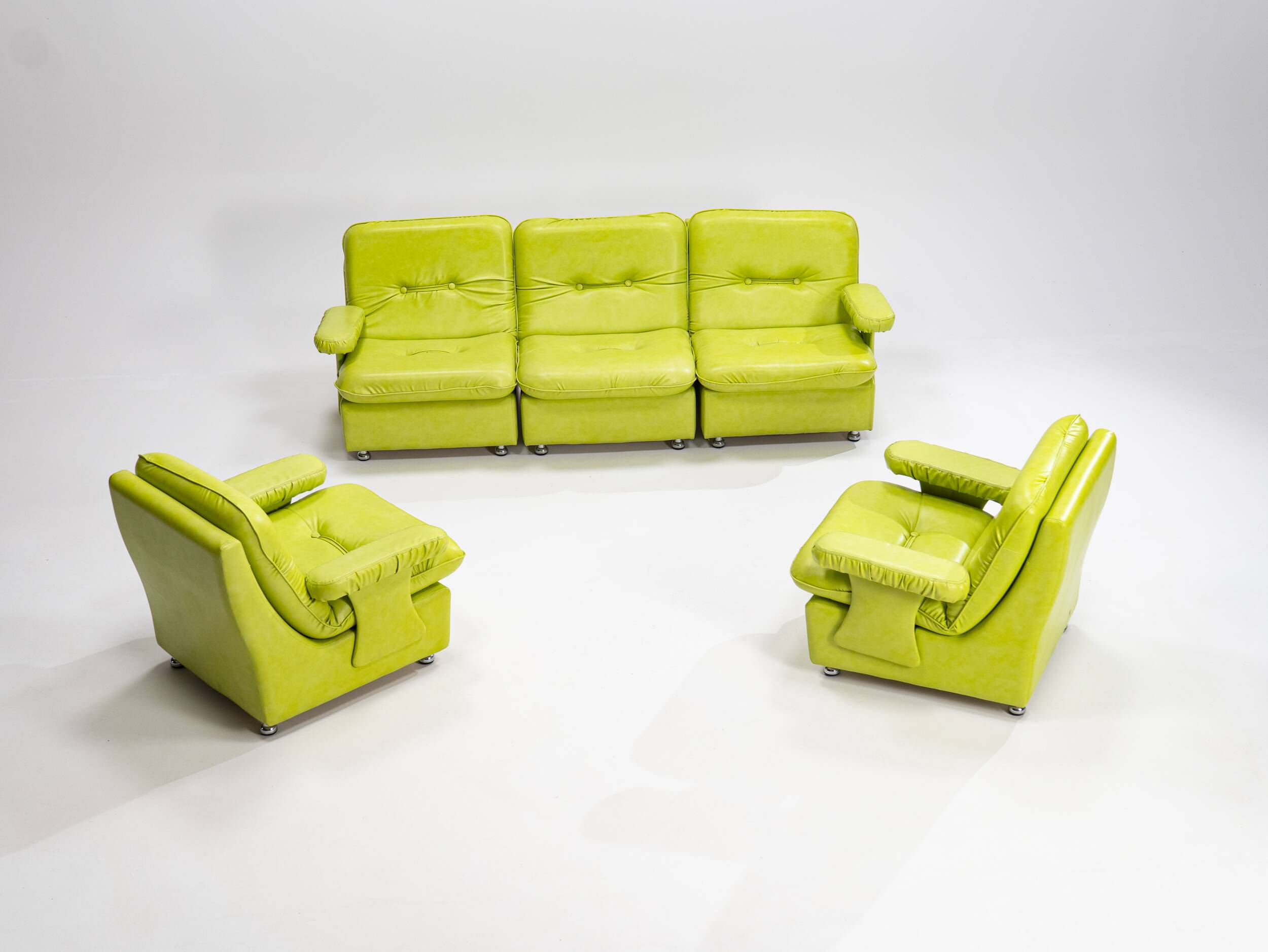 Modular sofa and armchair set, West Germany, 1970s