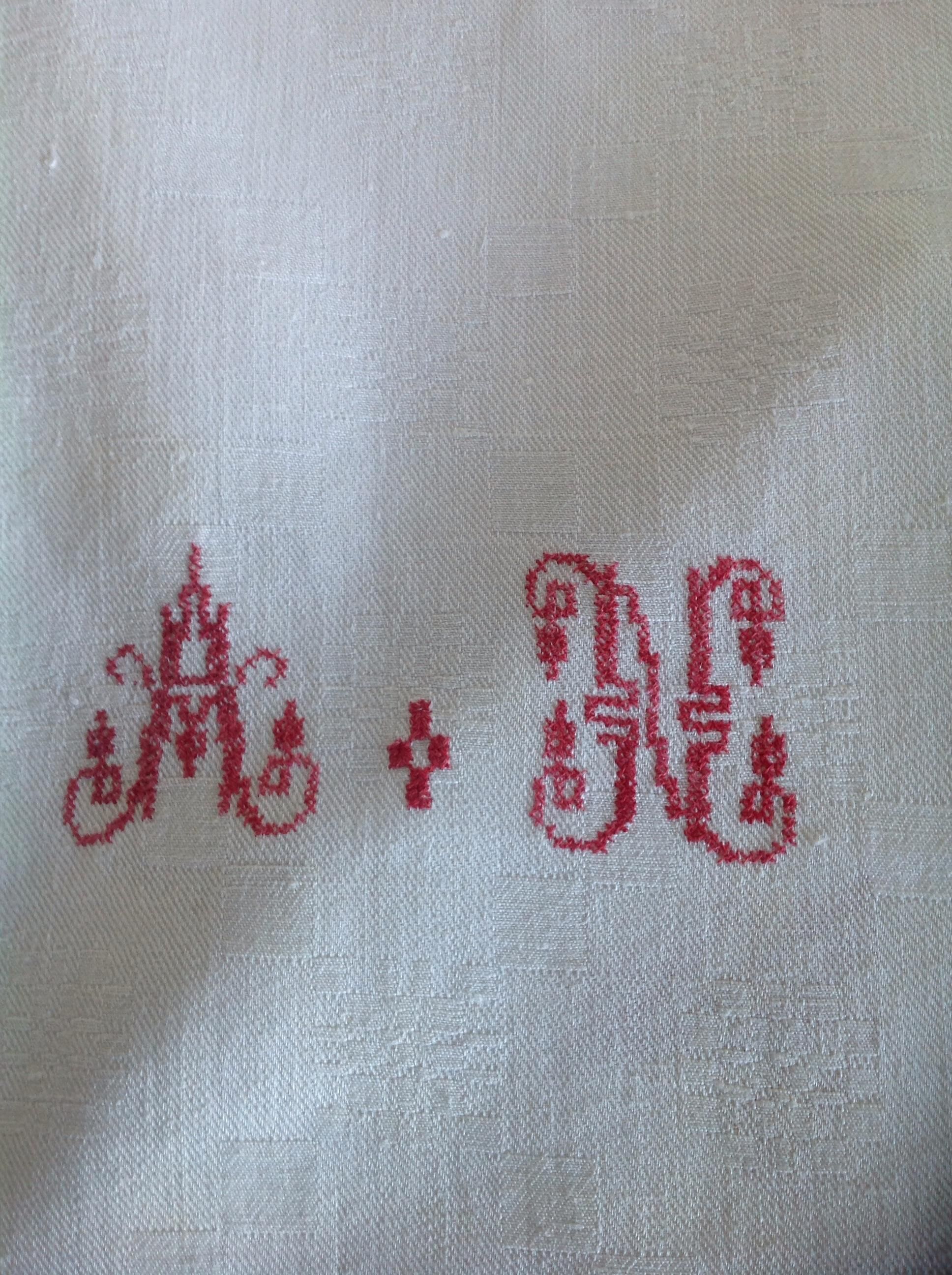 5 cotton damask monogrammed year towels