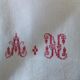 5 cotton damask monogrammed year towels