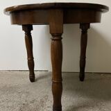 Small table with walnut band