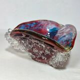 Cenicero de cristal de Murano. Italia, 1980s