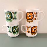 Set of 4 MOBIL mugs