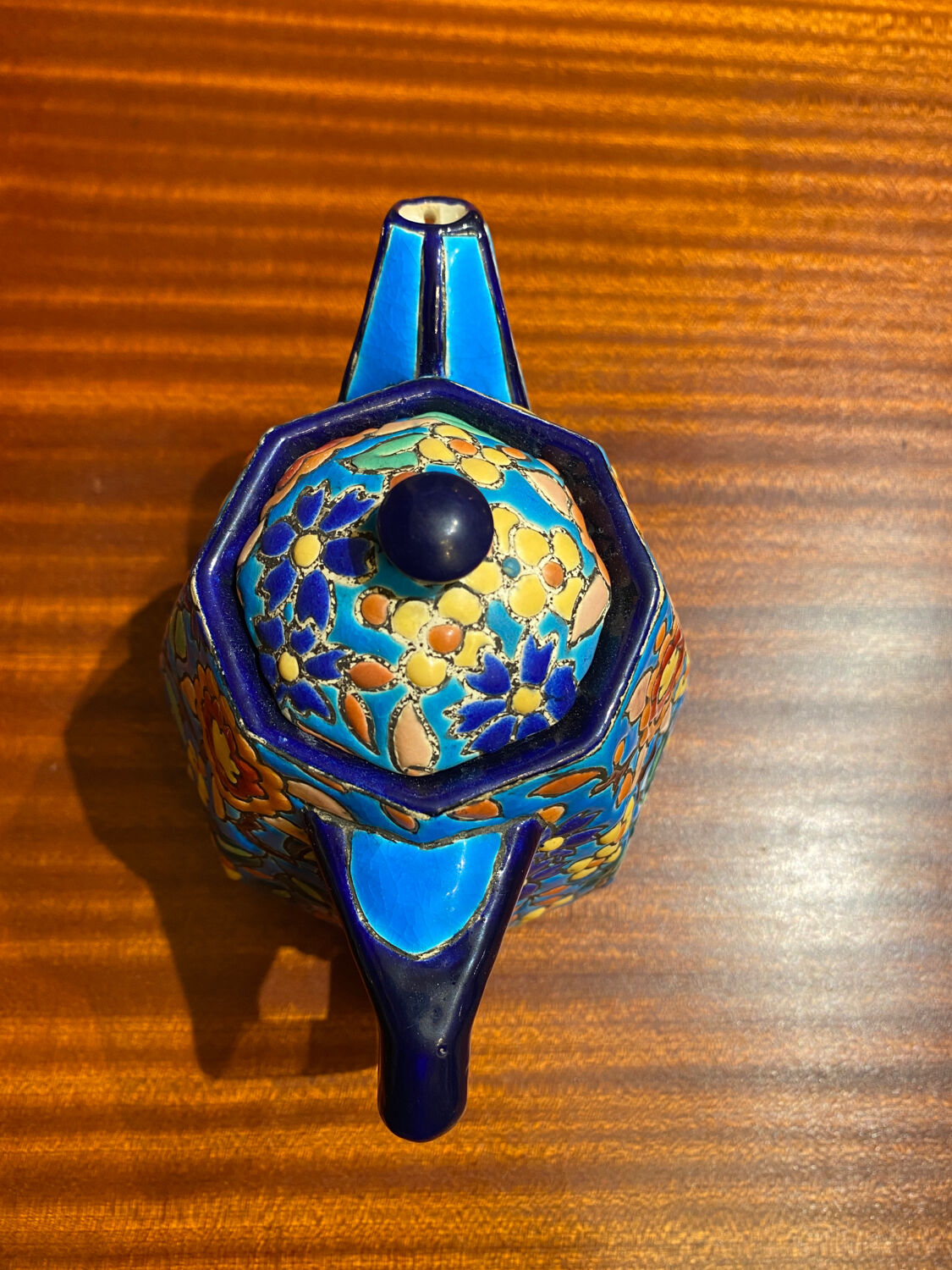 Coffee maker / pourer enamels of Longwy