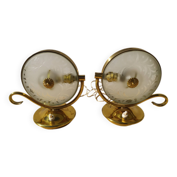 Lampes de table, années 1940, lot de 2