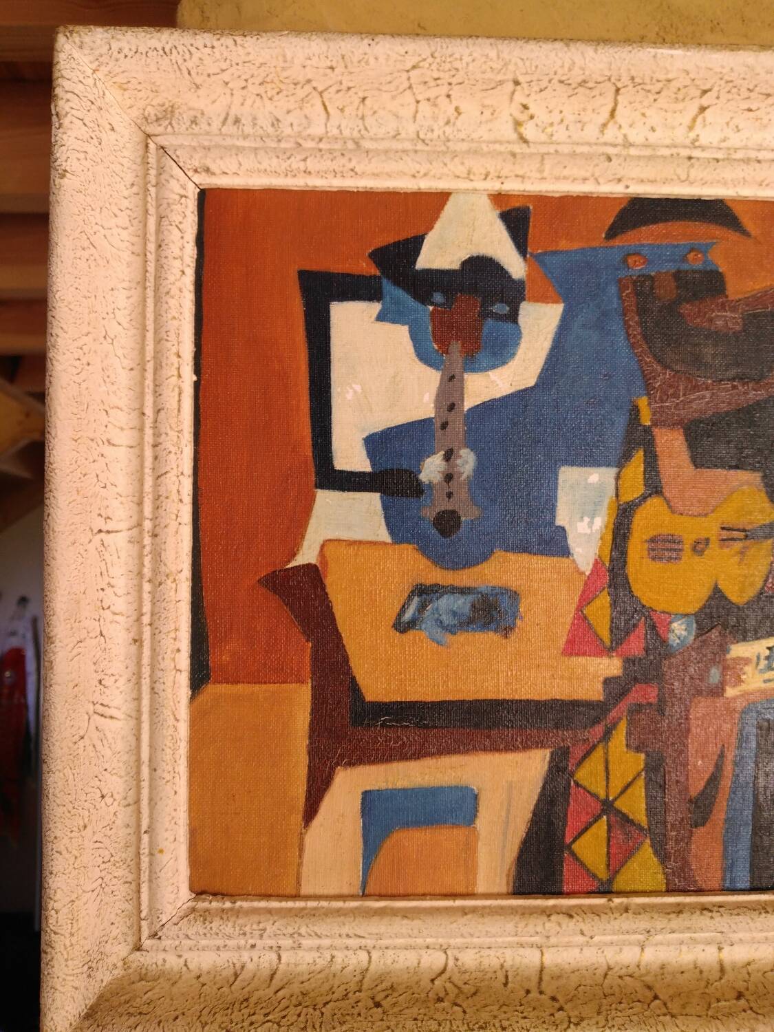 Oil on canvas 3 musicians