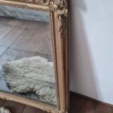 Antique rectangular mirror with moldings 103 x 68