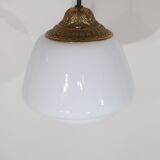 Opaline hanging lamp