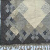 Tapis kilim röllakan suédois du milieu du siècle par brita svefors pour axeco 1960