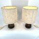 1960s Ceramic Table lamps With Original Fabric Shade From Krösselbach