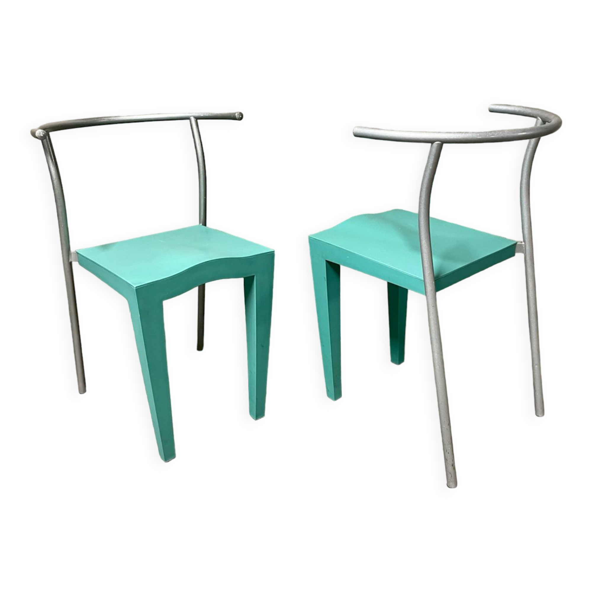 Pair of Dr. Glob chair by Starck for kartell in the 1990s