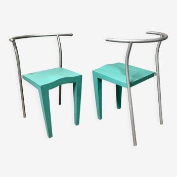 Pair of Dr. Glob chair by Starck for kartell in the 1990s