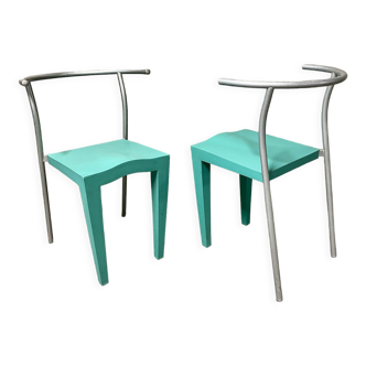 Pair of Dr. Glob chair by Starck for kartell in the 1990s