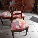 Set of 5 19th century cacahogany chairs