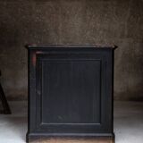 Blackened wood jam maker sideboard 19th Parisian style