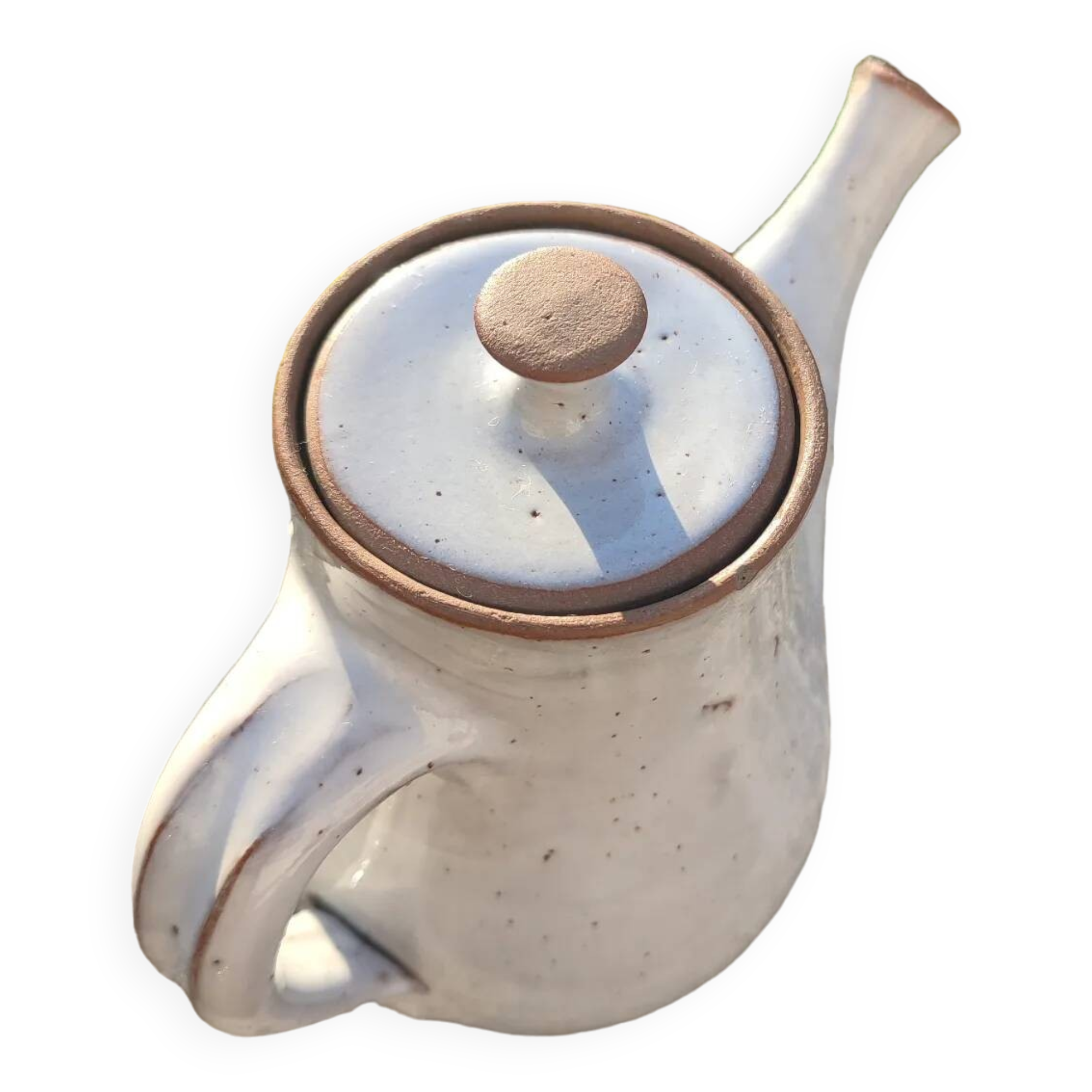 Roger Jacques teapot in Puisaye St Amand stoneware