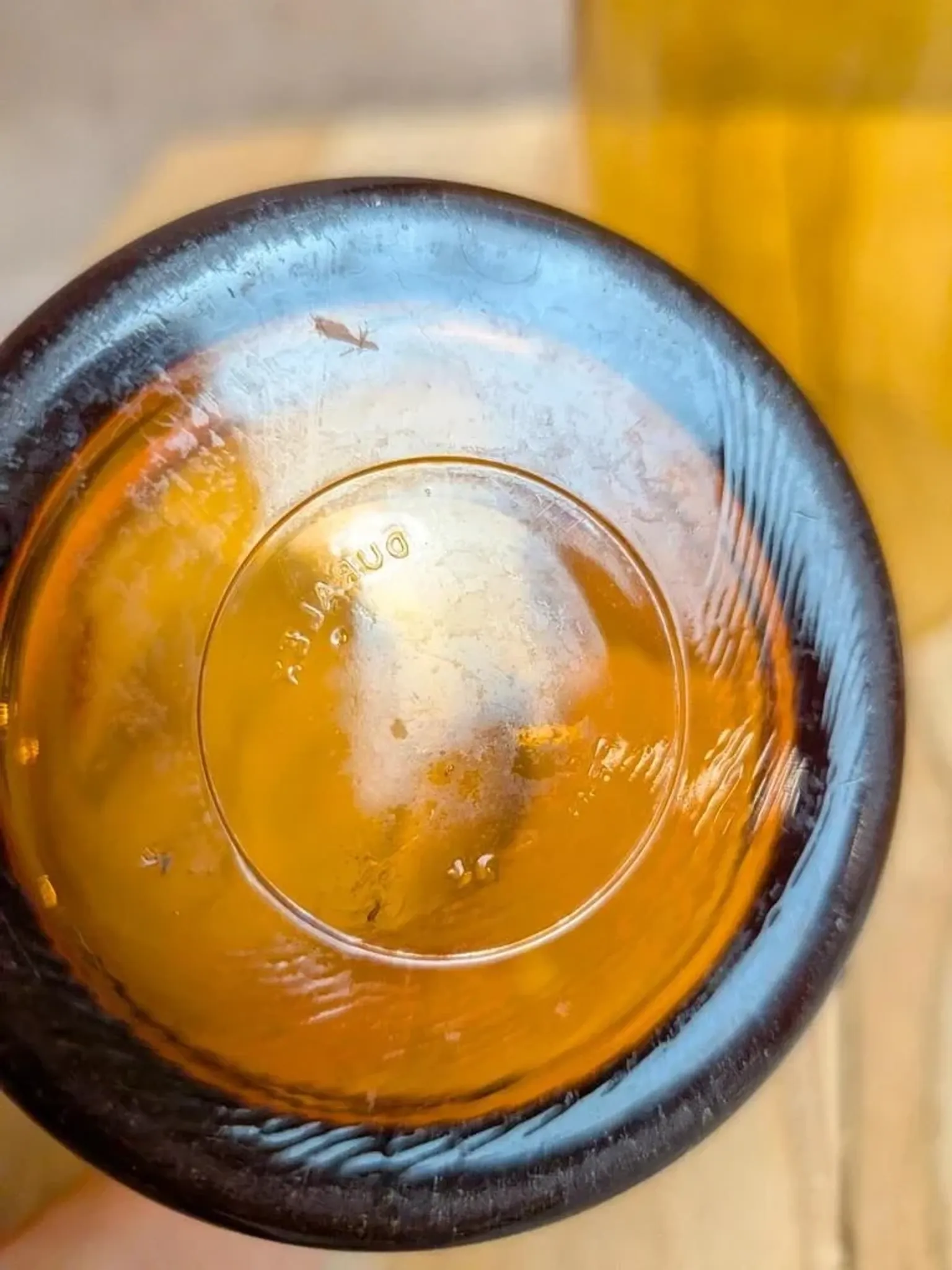 Lot de 4 verres ambrés vintage – Duralex