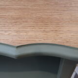 Bibus bookcase wood and khaki green