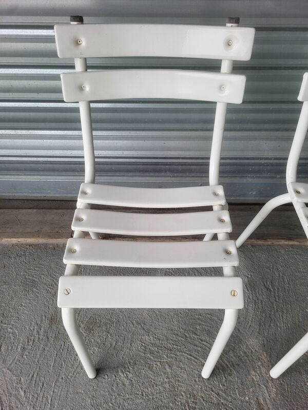 Salon de jardin bistrot vintage en fer