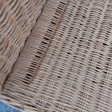 Rattan armchair manufacture 1950 large model