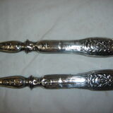 Solid silver salad cutlery set