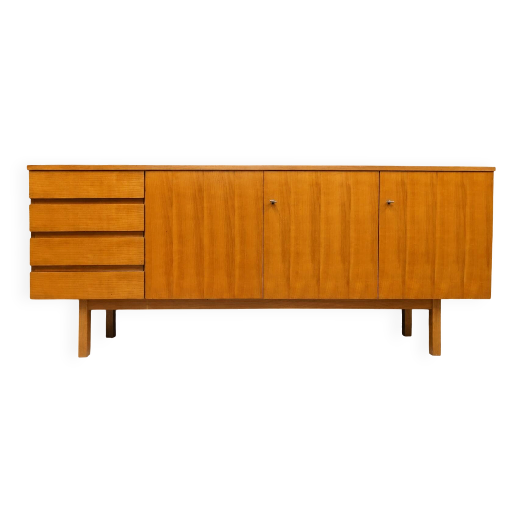 Grande enfilade vintage années 50/60 – 4 tiroirs & rangements