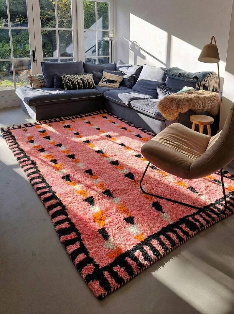 Traditional handmade Berber rug 250cm x 150cm