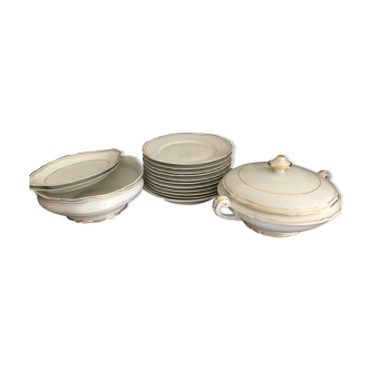 Lot Vaisselle ancienne porcelaine de Limoges