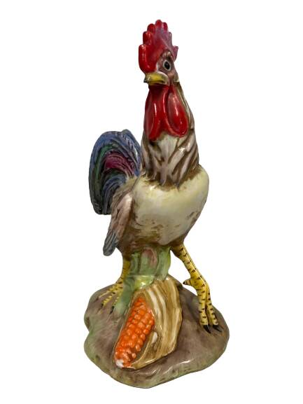 Coq en céramique