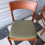 Set of 4 Danish teak chairs