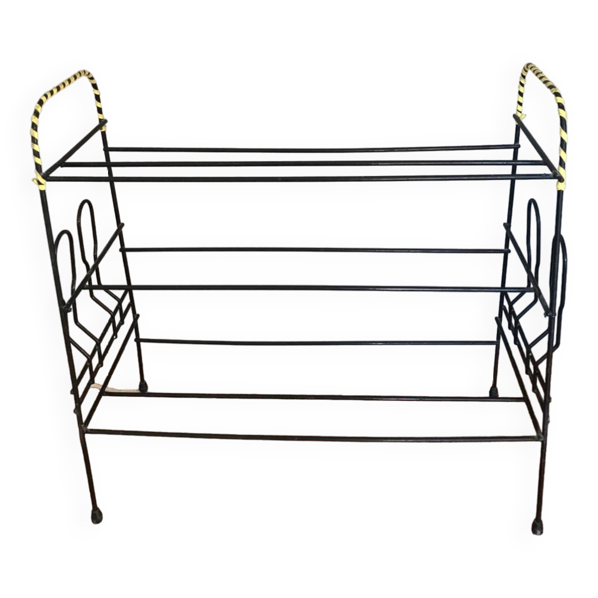 Scoubidou vintage shoe rack