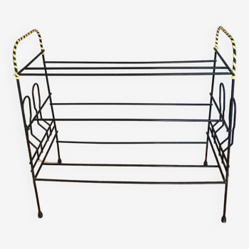 Scoubidou vintage shoe rack