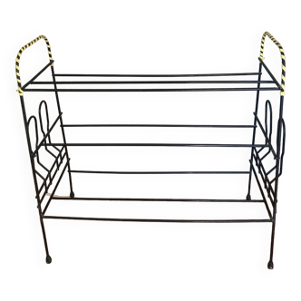 Scoubidou vintage shoe rack