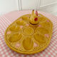 Ceramic chicken egg dish
