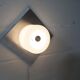 Ceiling light Doria Leuchten 1960, Germany, Alu Opaline + bulb
