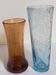 Duo de vases en verre soufflé de Biot vintages