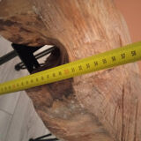 Bedside table/table washer tree trunk 3 feet iron