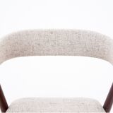 Eight dining chairs, designed by Th. Harlev for Farstrup Mobler, Denmark, 1950s, renovated