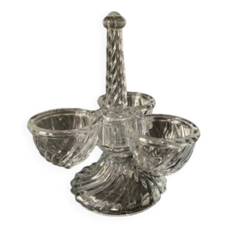 Old crystal egg server, 1920