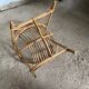 Vintage rattan children's armchair 1960s